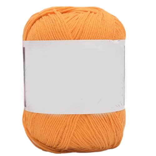 ZORESCOLEO Baumwoll-Strickgarn für Bastelprojekte, Baumwoll-Strickgarn für Schals, Schals, handgewebtes Häkelgarn von ZORESCOLEO