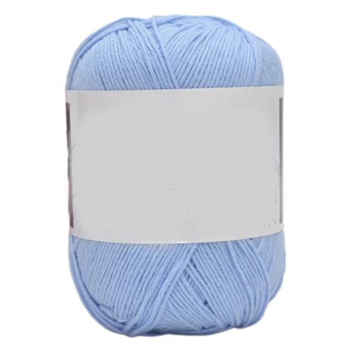 ZORESCOLEO Baumwoll-Strickgarn für Bastelprojekte, Baumwoll-Strickgarn für Schals, Schals, handgewebtes Häkelgarn von ZORESCOLEO