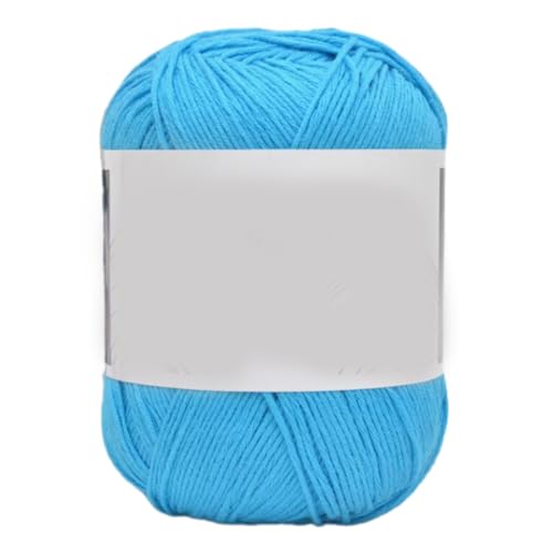 ZORESCOLEO Baumwoll-Strickgarn für Bastelprojekte, Baumwoll-Strickgarn für Schals, Schals, handgewebtes Häkelgarn von ZORESCOLEO