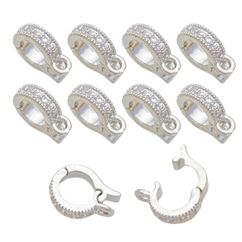 ZORESCOLEO Eleganter Armband-Verschluss, praktischer Schmuckverschluss, Zubehör für Armband und Halskette ZORESCOLEO Eleganter Armband-Verschluss, praktischer Schmuckverschluss, Zubehör für Armband und Halskette von ZORESCOLEO