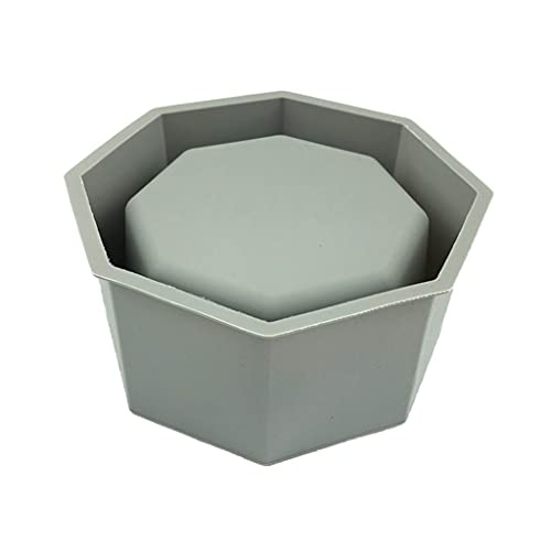 ZORESCOLEO Handgefertigte Betonpflanze, Blume, Epoxidharz, Kerzenhalter, Form, Sukkulenten, Blumentopf, Silikonform von ZORESCOLEO
