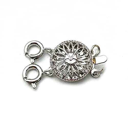 ZORESCOLEO Mehrschichtige Halskette mit Magnetverschluss für Halskette mit mehreren Verschlüssen für geschichtete Armbänder, dreifach doppelte Halskette ZORESCOLEO Mehrschichtige Halskette mit Magnetverschluss für Halskette mit mehreren Verschlüssen für geschichtete Armbänder, dreifach doppelte Halskette von ZORESCOLEO