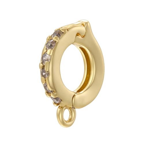 ZORESCOLEO Modischer Verschluss für Halskette und Armband mit kubischen Zirkonia, Schmuckzubehör in eleganten Designs ZORESCOLEO Modischer Verschluss für Halskette und Armband mit kubischen Zirkonia, Schmuckzubehör in eleganten Designs von ZORESCOLEO
