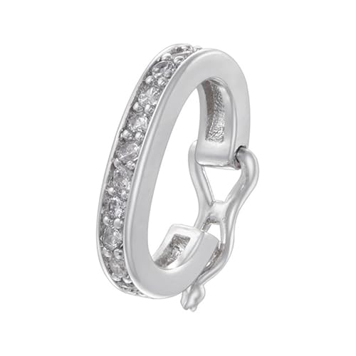 ZORESCOLEO Modischer Verschluss für Halskette und Armband mit kubischen Zirkonia, Schmuckzubehör in eleganten Designs ZORESCOLEO Modischer Verschluss für Halskette und Armband mit kubischen Zirkonia, Schmuckzubehör in eleganten Designs von ZORESCOLEO
