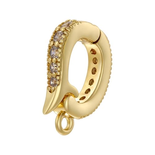 ZORESCOLEO Modischer Verschluss für Halskette und Armband mit kubischen Zirkonia, Schmuckzubehör in eleganten Designs von ZORESCOLEO