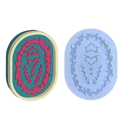 ZORESCOLEO Silikonform Schmetterling liebt Flamme, Epoxidharz, Anhänger, Fotorahmen, Dekoration, Basteln von ZORESCOLEO