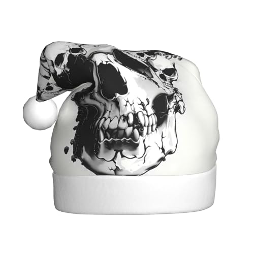 ZORIN Weihnachtsmütze, Weihnachtsmannmütze, Totenkopf, Riss, schlicht, Uni, bequem, Plüsch, für Weihnachten, Neujahr, Urlaub, Partyzubehör ZORIN Weihnachtsmütze, Weihnachtsmannmütze, Totenkopf, Riss, schlicht, Uni, bequem, Plüsch, für Weihnachten, Neujahr, Urlaub, Partyzubehör von ZORIN