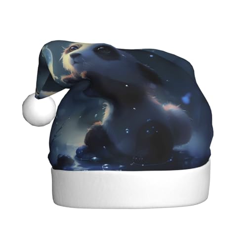 ZORIN Weihnachtsmütze, Weihnachtsmütze, Blasen, Augen, Panda, Nacht, Uni, bequem, Plüsch, für Weihnachten, Neujahr, Urlaub, Partyzubehör ZORIN Weihnachtsmütze, Weihnachtsmütze, Blasen, Augen, Panda, Nacht, Uni, bequem, Plüsch, für Weihnachten, Neujahr, Urlaub, Partyzubehör von ZORIN