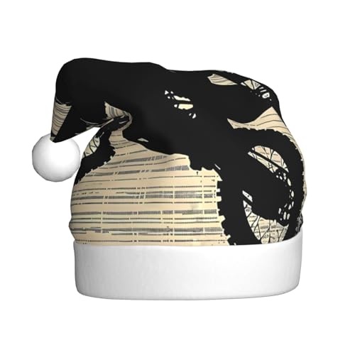 ZORIN Weihnachtsmütze, Weihnachtsmütze, Motorcross-Reiter, Retro, Uni, bequem, Plüsch, für Weihnachten, Neujahr, Urlaub, Partyzubehör ZORIN Weihnachtsmütze, Weihnachtsmütze, Motorcross-Reiter, Retro, Uni, bequem, Plüsch, für Weihnachten, Neujahr, Urlaub, Partyzubehör von ZORIN
