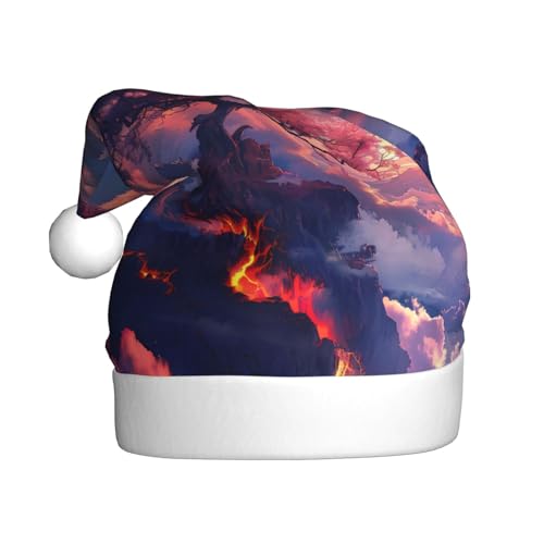 ZORIN Weihnachtsmütze, Weihnachtsmütze, Sonnenschein, Flamme, Traumwolke, Uni, bequem, Plüsch, für Weihnachten, Neujahr, Urlaub, Partyzubehör ZORIN Weihnachtsmütze, Weihnachtsmütze, Sonnenschein, Flamme, Traumwolke, Uni, bequem, Plüsch, für Weihnachten, Neujahr, Urlaub, Partyzubehör von ZORIN