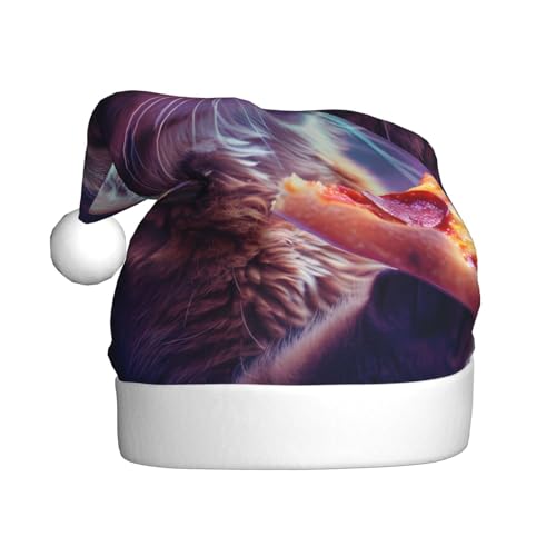 ZORIN Weihnachtsmütze, Weihnachtsmütze, Weltraum, lila, Galaxie, Katze, Uni, bequem, Plüsch, für Weihnachten, Neujahr, Urlaub, Partyzubehör ZORIN Weihnachtsmütze, Weihnachtsmütze, Weltraum, lila, Galaxie, Katze, Uni, bequem, Plüsch, für Weihnachten, Neujahr, Urlaub, Partyzubehör von ZORIN