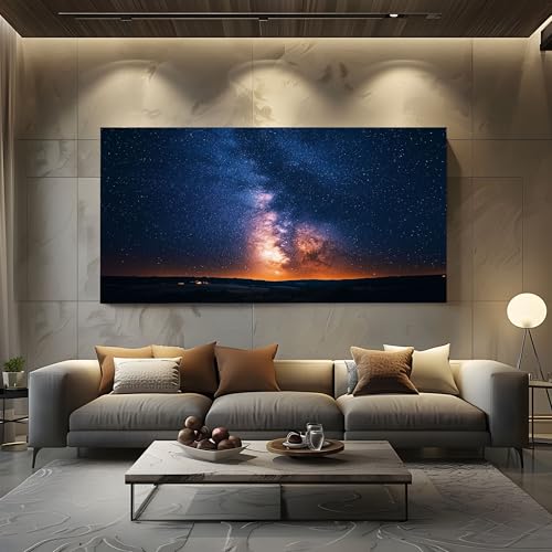 Galaktischer Kern Wandbilder Dekoration Wohnzimmer Leinwand Bilder 60x120cm Rahmenlos Sternenstaub-Spray Leinwandbild Schlafzimmer Deko, Wandbilder, Groß Kunstdruck Art Wanddeko Bild Decor Canvas Galaktischer Kern Wandbilder Dekoration Wohnzimmer Leinwand Bilder 60x120cm Rahmenlos Sternenstaub-Spray Leinwandbild Schlafzimmer Deko, Wandbilder, Groß Kunstdruck Art Wanddeko Bild Decor Canvas von ZORYAN