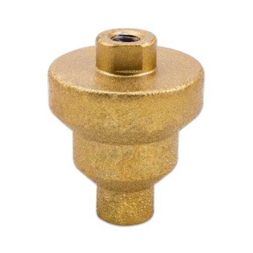 ZORZA 1 x scharfer Diamant-gelöteter Stufenbohrer für Fliesen und Stein, 20–35–50 mm, mehrschichtig, konisch, Reibahle für Präzisionsbohren, Trimmen, M10-Gewindeschaft ZORZA 1 x scharfer Diamant-gelöteter Stufenbohrer für Fliesen und Stein, 20–35–50 mm, mehrschichtig, konisch, Reibahle für Präzisionsbohren, Trimmen, M10-Gewindeschaft von ZORZA