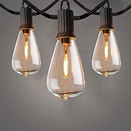 ZOTOYI Lichterkette Glühbirnen Außen, 30M Wasserdicht IP65 mit 50 Birnen + 2 Ersatzbirne ST38 LED Birnen, Lichterkette Garten Deko für Terrasse, Partys, Hochzeit, Festival ZOTOYI Lichterkette Glühbirnen Außen, 30M Wasserdicht IP65 mit 50 Birnen + 2 Ersatzbirne ST38 LED Birnen, Lichterkette Garten Deko für Terrasse, Partys, Hochzeit, Festival von ZOTOYI