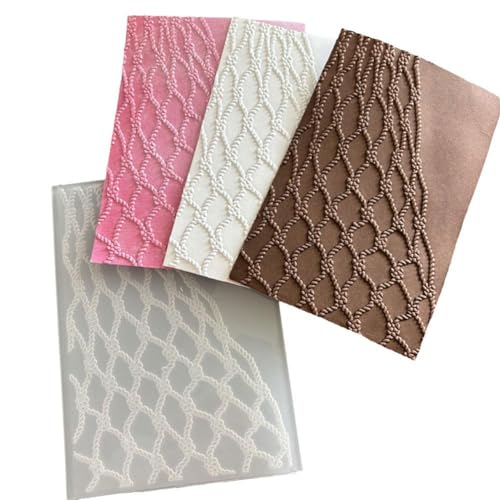 ZOUBAOQ 3D-Prägeschablonen, strukturiertes Netz, Kunststoff, 3D-strukturierte Eindrücke, Hintergrund, Papier, Textur, Prägung, Kunststoffmappe, Basteln ZOUBAOQ 3D-Prägeschablonen, strukturiertes Netz, Kunststoff, 3D-strukturierte Eindrücke, Hintergrund, Papier, Textur, Prägung, Kunststoffmappe, Basteln von ZOUBAOQ