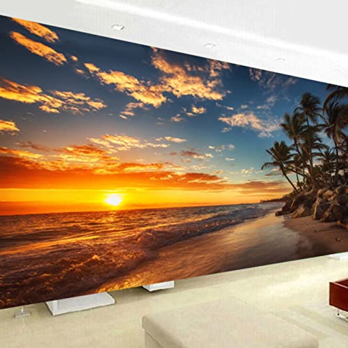 ZOYIEP DIY 5D Diamant Malerei Kits, Strand Sonnenuntergang Full Diamant Painting Kit für Erwachsene,Diamond Painting Bilder XXL Stickerei Wall Décor (120x70cm) von ZOYIEP