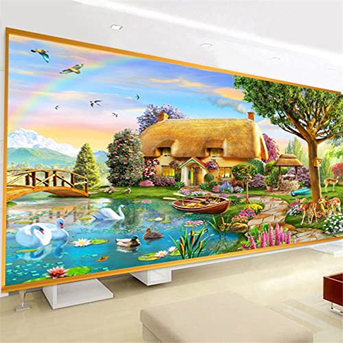 ZOYIEP DIY 5D Diamant Painting, Landschaft Diamant Malerei Bilder Handgemachtes Stickerei Cross Stitch Diamond Painting Home Wall Décor (50x80cm) von ZOYIEP