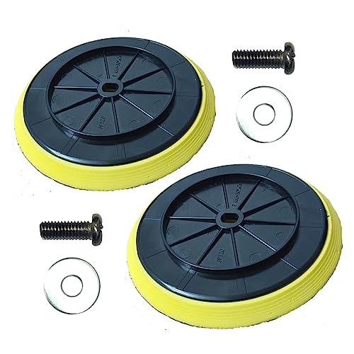 Kabellose Auto-Pufferpads für Saker, Orgpek, GEVEELIFE, BATOCA, Eioehtl, TEETOK, Takuoo, Color Tree, Forasto, Uaoaii Pufferpolierer, Klettverschluss-Trägerplatte, 15,2 cm Polierpads (2 Stück) von ZOYWEEZOY