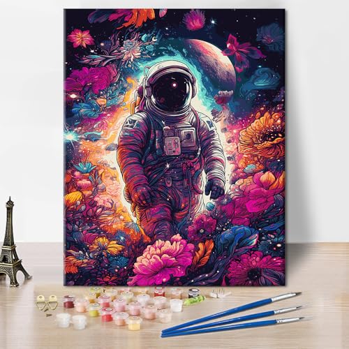 Astronaut Malen nach Zahlen Erwachsene Malen nach Zahlen Kits DIY Astronauten Malen nach Zahlen Kunst Abstrakte Universum Ölgemälde auf Leinwand 16x20 Zoll Wandkunst für Schlafzimmerdekoration Astronaut Malen nach Zahlen Erwachsene Malen nach Zahlen Kits DIY Astronauten Malen nach Zahlen Kunst Abstrakte Universum Ölgemälde auf Leinwand 16x20 Zoll Wandkunst für Schlafzimmerdekoration von ZOZHI