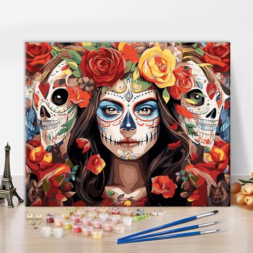 Blumen Malen nach Zahlen verschiedene Blumen Malen nach Zahlen Kunst Malen nach Zahlen Sets für Erwachsene Männer und Frauen Malerei Kunstwerke als Geschenke DIY Leinwand-Wandkunst Dekor 16x20 Zoll Blumen Malen nach Zahlen verschiedene Blumen Malen nach Zahlen Kunst Malen nach Zahlen Sets für Erwachsene Männer und Frauen Malerei Kunstwerke als Geschenke DIY Leinwand-Wandkunst Dekor 16x20 Zoll von ZOZHI