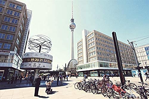ZOZOIN 5D Diamond Painting By Number Kit, Fernsehturm Berlin Full Drill Stickerei Kreuzstich Bild Zubehör Kunsthandwerk 50x60CM ZOZOIN 5D Diamond Painting By Number Kit, Fernsehturm Berlin Full Drill Stickerei Kreuzstich Bild Zubehör Kunsthandwerk 50x60CM von ZOZOIN
