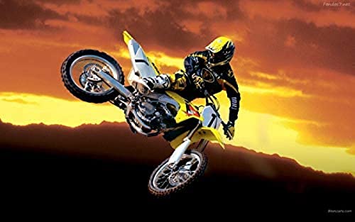 ZOZOIN Motocross DIY 5D Diamond Painting By Number Unique Kits Home Wall Decor Crystal Strass Wall Decor Cross Stitch 40x50CM von ZOZOIN