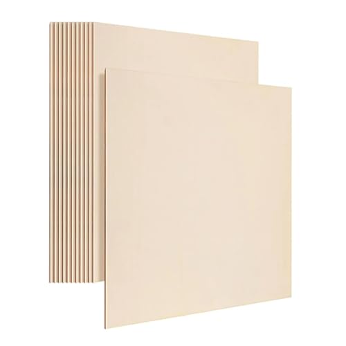 Unvollendete Holzplatte zum Basteln 10 stücke 30cm Unfinished Holz Quadrat Blank Holz Scheiben Ausschnitt Fliesen for DIY Handwerk Hause Dekoration von ZPFDSG