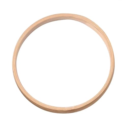 Unvollendete Holzplatte zum Basteln 1Pcs Holz Floral Kreis Hoop Macrame Hoop Holz Ringe for Hochzeit Party Hause DIY(10cm-1pcs) von ZPFDSG