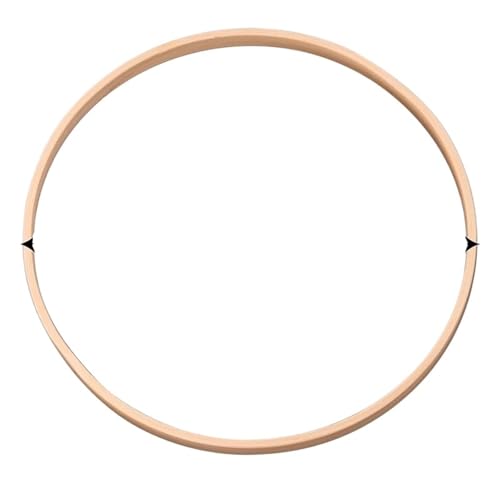 Unvollendete Holzplatte zum Basteln 1Pcs Holz Floral Kreis Hoop Macrame Hoop Holz Ringe for Hochzeit Party Hause DIY(20cm-1pcs) von ZPFDSG