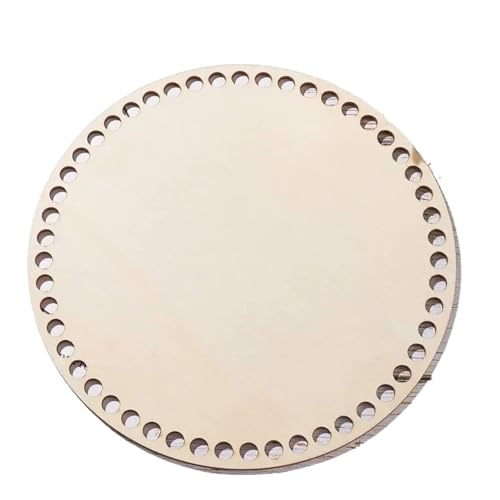 Unvollendete Holzplatte zum Basteln 2Pcs Holz Korb Böden Hohl Häkeln Korb Holz Basis Unvollendete Holzplatte zum Basteln 2Pcs Holz Korb Böden Hohl Häkeln Korb Holz Basis von ZPFDSG