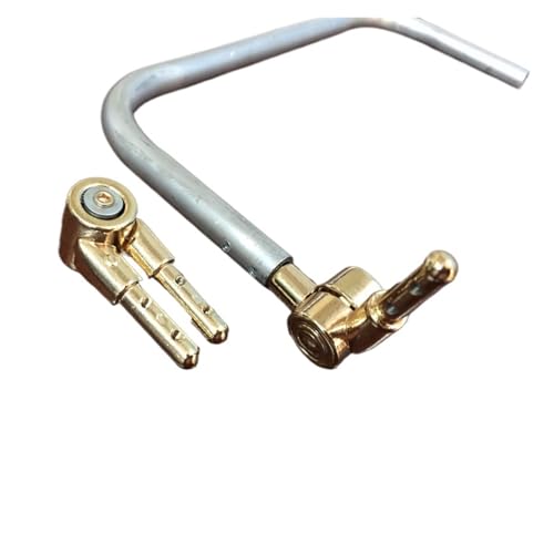 ZPFDSG Aluminium-Geldbeutelrahmengriff 8-Zoll-Aluminiumrohr-Innenscharnier-Taschenrahmen-Geldbörsenrahmen Gold(6 inch (15cm)) von ZPFDSG