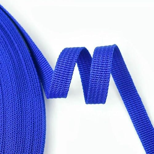 1 Rolle = 45 m, 10 mm Nylon, PP-Gurtband, farbiges Band, Rucksack, Tasche, Gurt, Nähen, gewebtes Schrägband, Kleidungshandwerk von ZQJIFHAKOT