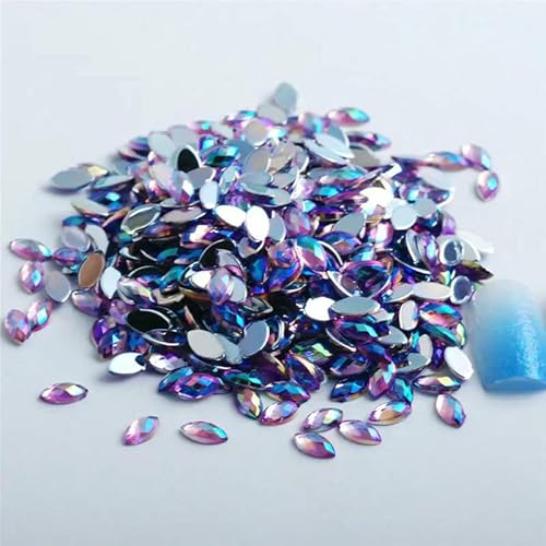 100 Stück/Beutel, Acryl, Pferdeauge, flache Rückseite, Strass, Schmuck, DIY, Kleidung, Nageldekoration, Zubehör 100 Stück/Beutel, Acryl, Pferdeauge, flache Rückseite, Strass, Schmuck, DIY, Kleidung, Nageldekoration, Zubehör von ZQJIFHAKOT