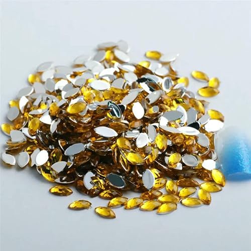 100 Stück/Beutel, Acryl, Pferdeauge, flache Rückseite, Strass, Schmuck, DIY, Kleidung, Nageldekoration, Zubehör 100 Stück/Beutel, Acryl, Pferdeauge, flache Rückseite, Strass, Schmuck, DIY, Kleidung, Nageldekoration, Zubehör von ZQJIFHAKOT