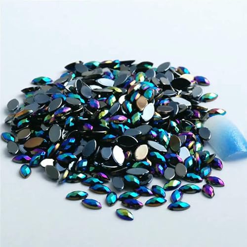 100 Stück/Beutel, Acryl, Pferdeauge, flache Rückseite, Strass, Schmuck, DIY, Kleidung, Nageldekoration, Zubehör 100 Stück/Beutel, Acryl, Pferdeauge, flache Rückseite, Strass, Schmuck, DIY, Kleidung, Nageldekoration, Zubehör von ZQJIFHAKOT