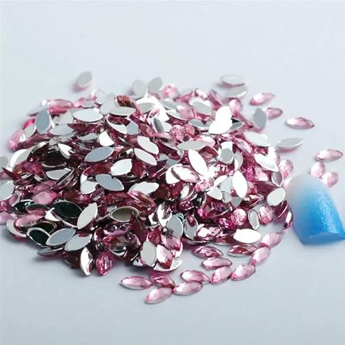 100 Stück/Beutel, Acryl, Pferdeauge, flache Rückseite, Strass, Schmuck, DIY, Kleidung, Nageldekoration, Zubehör 100 Stück/Beutel, Acryl, Pferdeauge, flache Rückseite, Strass, Schmuck, DIY, Kleidung, Nageldekoration, Zubehör von ZQJIFHAKOT