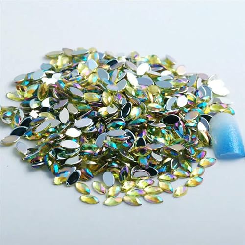 100 Stück/Beutel, Acryl, Pferdeauge, flache Rückseite, Strass, Schmuck, DIY, Kleidung, Nageldekoration, Zubehör 100 Stück/Beutel, Acryl, Pferdeauge, flache Rückseite, Strass, Schmuck, DIY, Kleidung, Nageldekoration, Zubehör von ZQJIFHAKOT