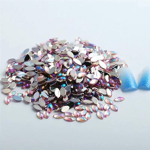 100 Stück/Beutel, Acryl, Pferdeauge, flache Rückseite, Strass, Schmuck, DIY, Kleidung, Nageldekoration, Zubehör 100 Stück/Beutel, Acryl, Pferdeauge, flache Rückseite, Strass, Schmuck, DIY, Kleidung, Nageldekoration, Zubehör von ZQJIFHAKOT