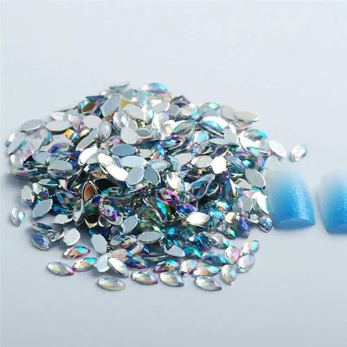 100 Stück/Beutel, Acryl, Pferdeauge, flache Rückseite, Strass, Schmuck, DIY, Kleidung, Nageldekoration, Zubehör 100 Stück/Beutel, Acryl, Pferdeauge, flache Rückseite, Strass, Schmuck, DIY, Kleidung, Nageldekoration, Zubehör von ZQJIFHAKOT