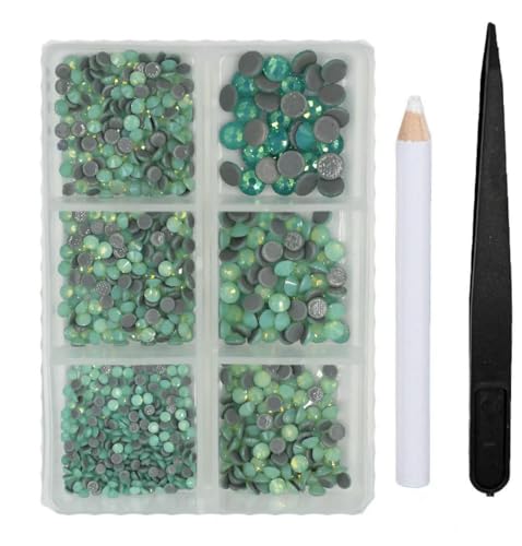 1200 Stück GlasCrystalfix-Strasssteine in verschiedenen Größen, 3D-Kristall-Nagelkunst-Strasssteine für DIY-Kleidungsdekorationen 1200 Stück GlasCrystalfix-Strasssteine in verschiedenen Größen, 3D-Kristall-Nagelkunst-Strasssteine für DIY-Kleidungsdekorationen von ZQJIFHAKOT