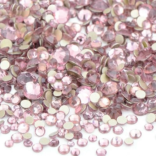 1400 Stück Strasssteine in verschiedenen Größen, transparent, silberfarbene Basis, runde Glas-Kristallperlen, Rückseite, nicht fixierende Steine, Nagelkunst-Dekorationen 1400 Stück Strasssteine in verschiedenen Größen, transparent, silberfarbene Basis, runde Glas-Kristallperlen, Rückseite, nicht fixierende Steine, Nagelkunst-Dekorationen von ZQJIFHAKOT