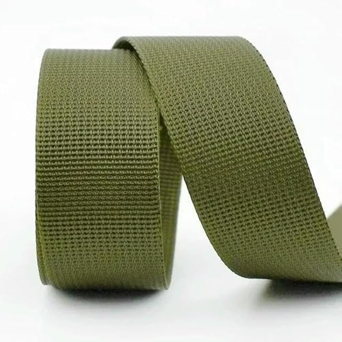 2 m, 20–50 mm, 1 mm dickes Nylon-Gurtband, gewebtes Band, Haustierhalsband, Zugseil, Sicherheitsgurt, Nähen, Schrägband, Zubehör von ZQJIFHAKOT