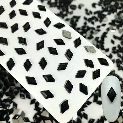50 Stück/Beutel, schwarze Diamant-Strasssteine, Pferdeaugenform, Kristall, flache Rückseite, 3D-Nagelkunst, Dekoration, DIY 50 Stück/Beutel, schwarze Diamant-Strasssteine, Pferdeaugenform, Kristall, flache Rückseite, 3D-Nagelkunst, Dekoration, DIY von ZQJIFHAKOT