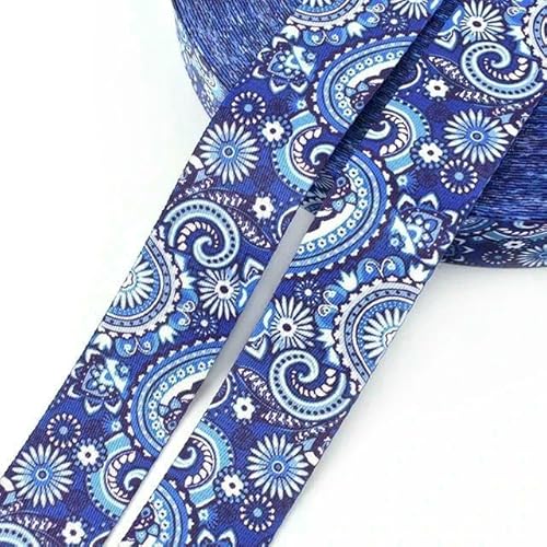 Bedrucktes Nylon-Gurtband, Boho, Taschengurt, Handtaschengriff, Ledergürtel, Schrägband, Nähmaterial, Zubehör, 5 m, 38 mm Bedrucktes Nylon-Gurtband, Boho, Taschengurt, Handtaschengriff, Ledergürtel, Schrägband, Nähmaterial, Zubehör, 5 m, 38 mm von ZQJIFHAKOT