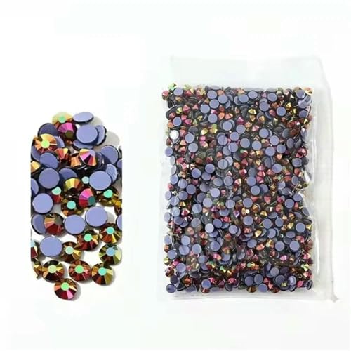 Bulk Fix Strasssteine SS6-ss30 Стратрати Back Stones Glitzerkristall und Strass für DIY-Nagelzubehör von ZQJIFHAKOT