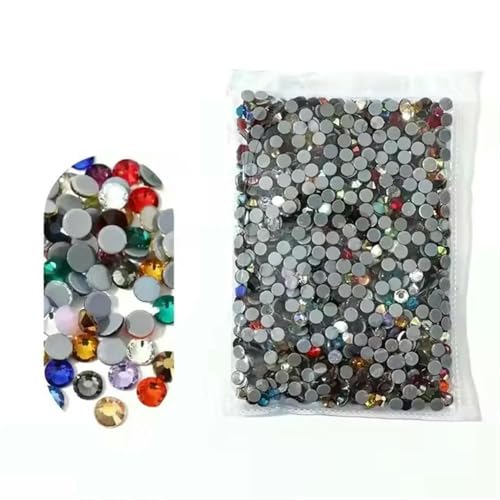 Bulk Fix Strasssteine SS6-ss30 Стратрати Back Stones Glitzerkristall und Strass für DIY-Nagelzubehör von ZQJIFHAKOT