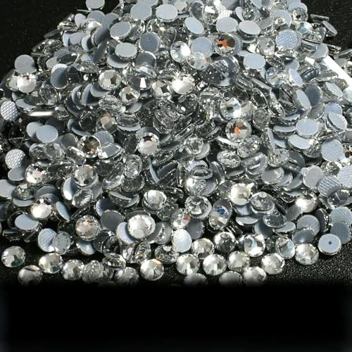 GlitterCrystal AB-Strasssteine SS3-SS50 auf der Rückseite, zum Nähen und für Stoff, Nagelkunst, Strass-Dekorationen GlitterCrystal AB-Strasssteine SS3-SS50 auf der Rückseite, zum Nähen und für Stoff, Nagelkunst, Strass-Dekorationen von ZQJIFHAKOT