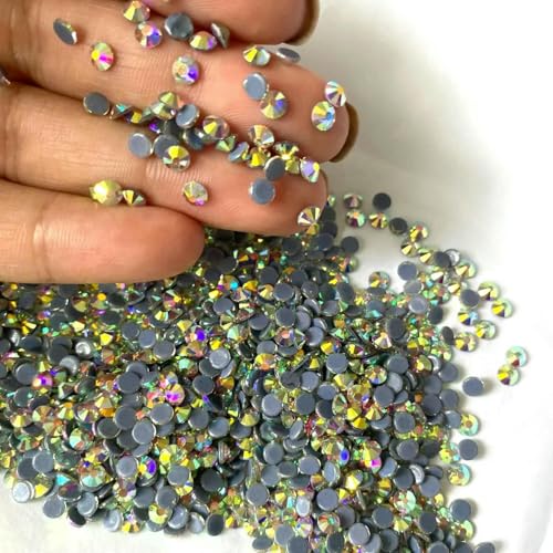 Kristallklare AB-Fix-Strasssteine, Glas, Strassfix, Strasssteine für Nagelkunst, Kleidung, Stoffdekorationen von ZQJIFHAKOT