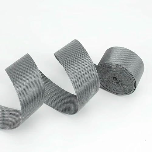 Polyester-Nylon-Gurtband, Rucksackgurt, Hundehalsband, Kleidung, Gürtel, Schrägband, Nähzubehör, 5 m, 20–50 mm von ZQJIFHAKOT