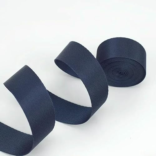Polyester-Nylon-Gurtband, Rucksackgurt, Hundehalsband, Kleidung, Gürtel, Schrägband, Nähzubehör, 5 m, 20–50 mm von ZQJIFHAKOT